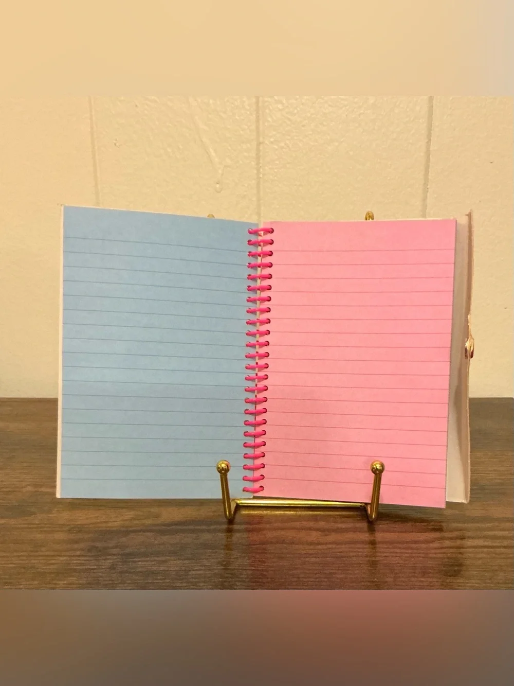 A vintage 1990s Lisa Frank snap mini notebook features colorful Playtime Kittens